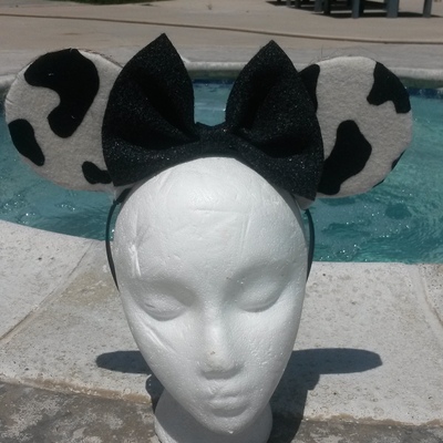 Cow inspired mouse ears 