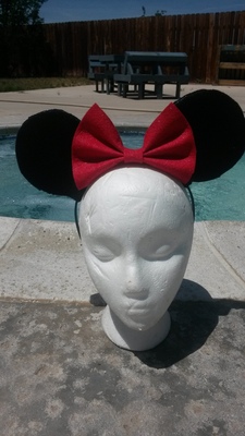 minnie mouse inspired mouse ears