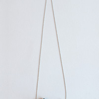 Mint Green Natural Stone Pendant Necklace NL0724 - Thumbnail 4