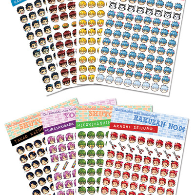 Kuroko no basuke stickers - diary stickers - kuroko , kise  , kasamatsu , midorima  , murasakibara , akashi , kagami , aomine