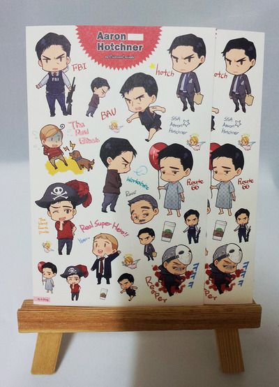 Criminal Minds Stickers - Diary stickers - Hotch , Reid , Rossi , Jack , Haley , Foyet
