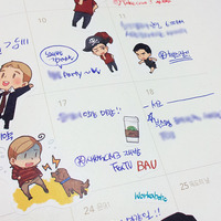 Criminal Minds Stickers - Diary stickers - Hotch , Reid , Rossi , Jack , Haley , Foyet - Thumbnail 2