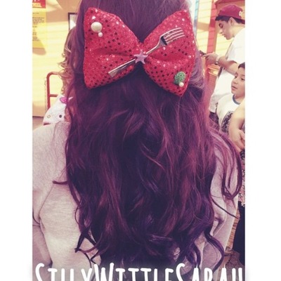 Little mermaid inspired bow 