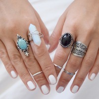 Medium Black Onyx Ring - Thumbnail 2