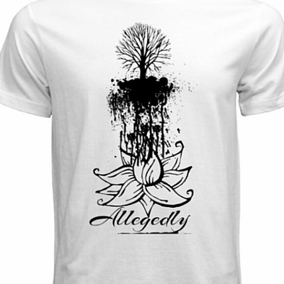 Savage drip tee white