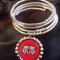 WSSU RAMS earrings - Thumbnail 2