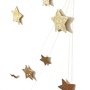 Constellation : Gold Star Sparkle Glitter Garland 10 feet-1