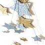 Constellation : Gold Star Sparkle Glitter Garland 10 feet-4