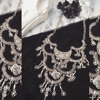 Raven Maiden Statement Necklace - Thumbnail 1