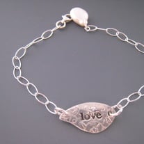 Leaf Charm Bracelet