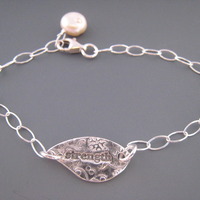 Leaf Charm Bracelet - Thumbnail 1