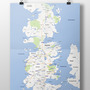Game of Thrones Map - Westeros, Google Maps Style, Digital Map, Modern, Apple Maps-3