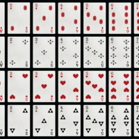 BLUE Hylian Court Playing Cards - Thumbnail 3