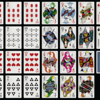 BLUE Hylian Court Playing Cards - Thumbnail 4