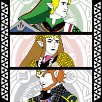 Hylian Court Poster - Triforce - Thumbnail 1