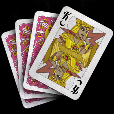 Heros & villains bonus royal cards - moon prism playing cards