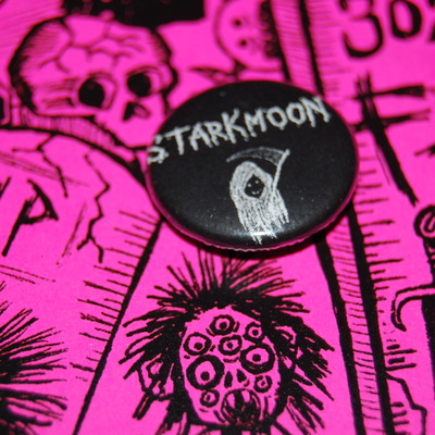 Stark moon 1" pin