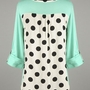 Mint Polka Dot -1