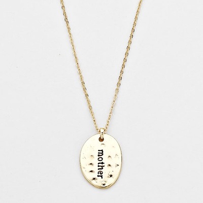 “mother" necklace
