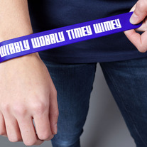 Wibbly Wobbly Timey Wimey slap bracelet