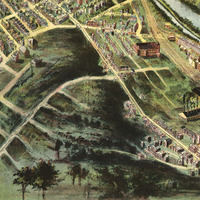 Cumberland, Maryland in 1906 - Bird's Eye View, Map, Aerial, Panorama, Vintage, Antique, Reproduction, Giclée, Fine Art, Wall Art, History - Thumbnail 3