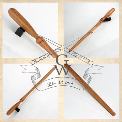 Elm wand 12 inch