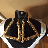 Bamboo earrings - Thumbnail 1