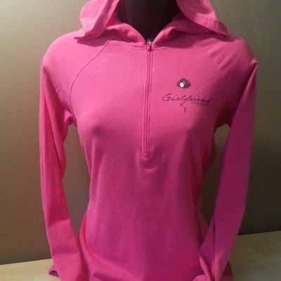 Girlfriend therapy half-zip jacket - pink