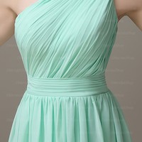 mint bridesmaid dress, short bridesmaid dress, cheap bridesmaid dress, bridesmaid dress 2018, cheap bridesmaid dress, BD14336 - Thumbnail 1