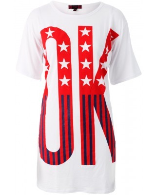 OK USA Oversized Tee