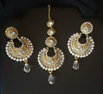 Zamanna Tikka and Earring Set 