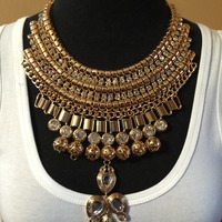 Statement piece necklace (2colors) - Thumbnail 1