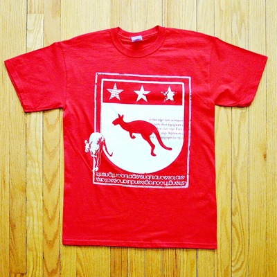 Coat of arms kangaroo shirt