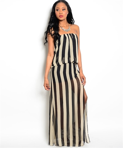 Striped Maxi