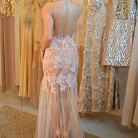 lace prom dress, long prom dress, sexy prom dress, prom dress 2018, long evening dress, BD14357 - Thumbnail 1