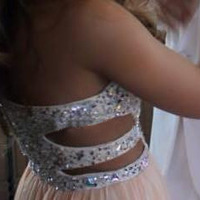 champagne prom dress, long prom dress, chiffon prom dress, prom dress 2018, long evening dress, popular prom dress, BD143605 - Thumbnail 1