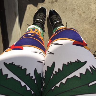 Unisex white joggers coa