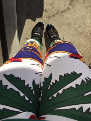 Unisex White Joggers COA