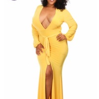 Sexy Yellow Maxi PlUS - Thumbnail 1