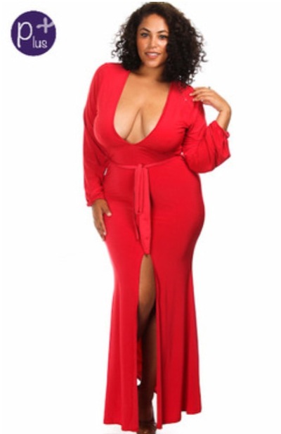 Sexy Red Maxi PlUS