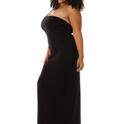 Black style dress plus