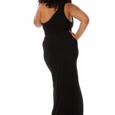 Black style dress plus