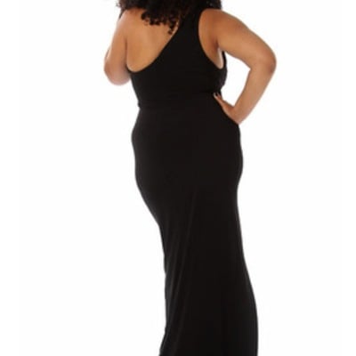 Black style dress plus