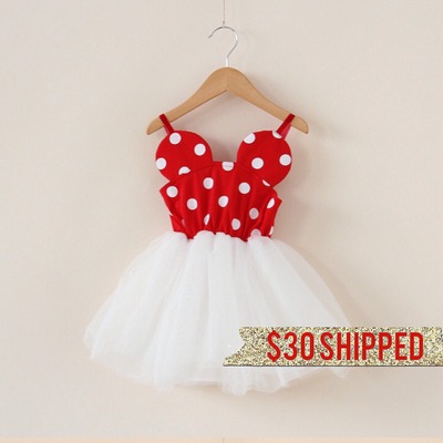 Fancy minnie mouse dress