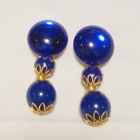 Royally Bloo Earrings - Thumbnail 1