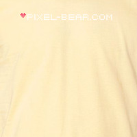 "Watercolor" Pixel-Bear / Yellow - Thumbnail 2