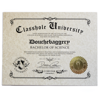 Classhole University BS Diplomas  - by Denis Caron - Corvink - Thumbnail 2