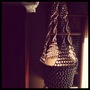 Hanging Chainmaille Votive Holder/Lantern - Thumbnail 1