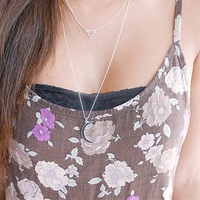 Hallow Triangle Necklace - Thumbnail 1