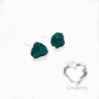 Peacock Ore Stud Earrings-1